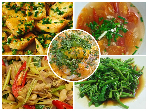 Thực đơn ăn uống Set 2